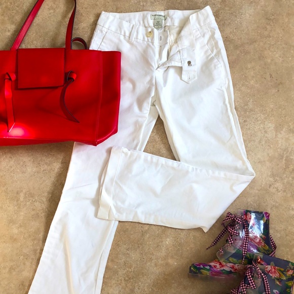 Banana Republic Sz 6 White Pant - Picture 1 of 1